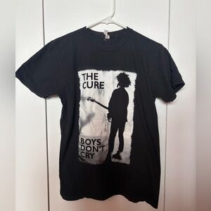 The Cure Boys Don't Cry Black Graphic Tee